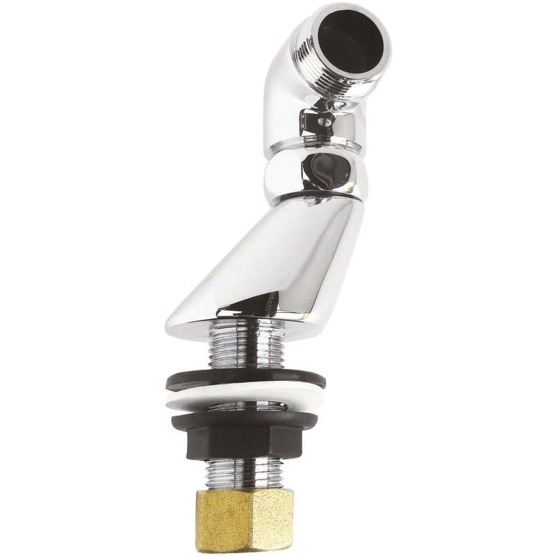 Raccord chromé sur gorge excentrée 22mm 20/27