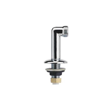 Raccord colonnette anconetti standard/rosace chromée MM 20-15 h69 la paire - Chromé