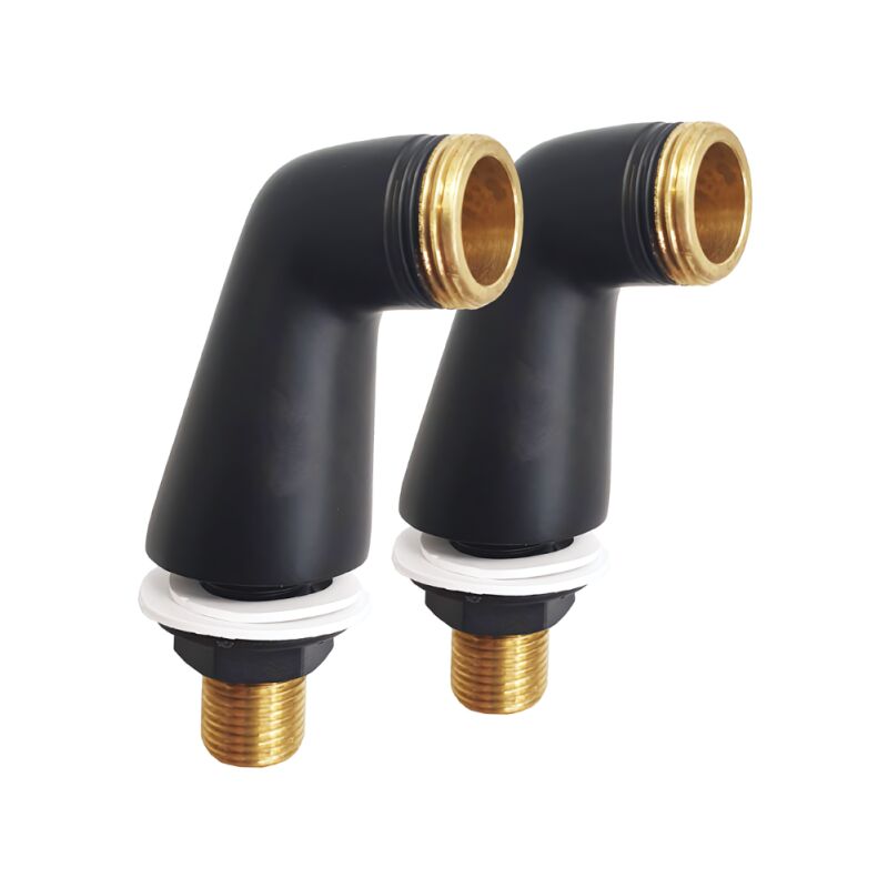 Paire de colonnettes luxe paini Noir Mat