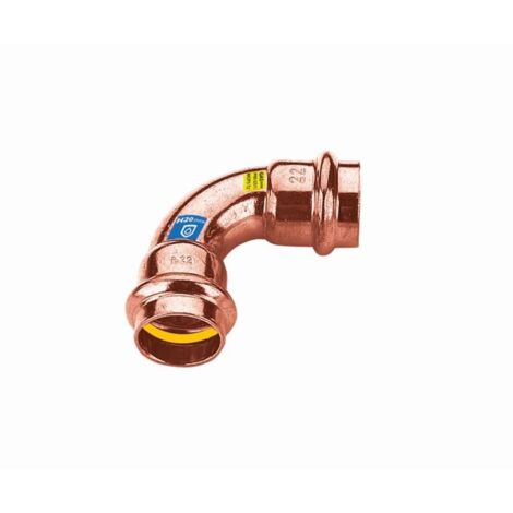 Raccord combiné coude 90° F/F 28 mm contour V