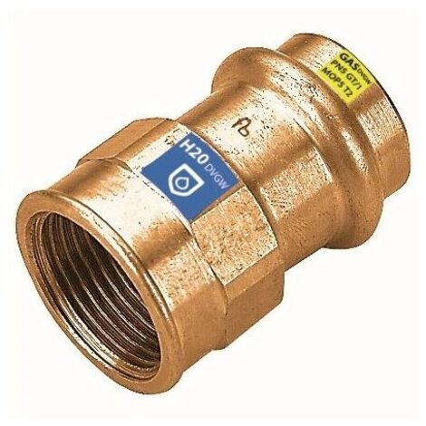 Raccord combiné manchon de transition F/FF 12 x 3/8'' contour V