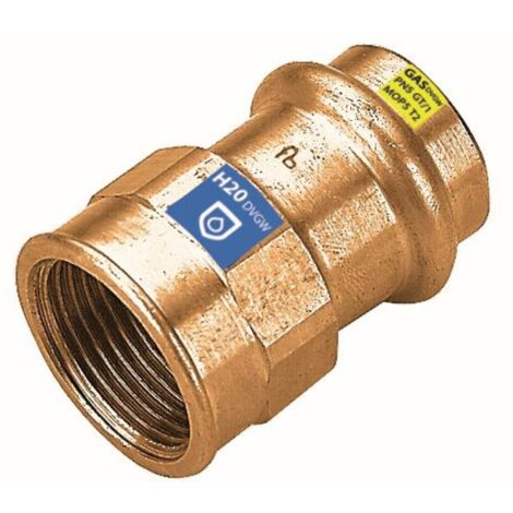 Raccord combiné manchon de transition F/FF 22 mm x 1'' contour V