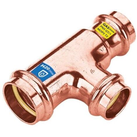Raccord combiné té réduit F/F/F 28 x 18 x 28 mm contour V