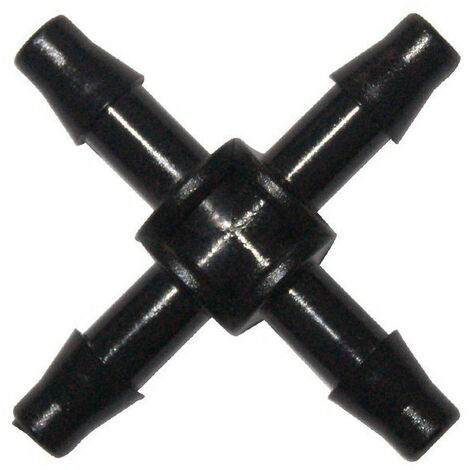 Raccord connecteur X de 4mm irrigation-arrosage