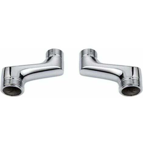 Raccord Contre Coudé Douche,Raccord Laiton Coudé RéDucteur,Bras Pivotant RéGlable,Raccord Mural Contre Coudé,Raccord Excentré 1/2 3/4,Chrome A,