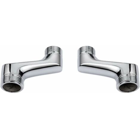 Raccord Contre Coudé Douche,Raccord Laiton Coudé RéDucteur,Bras Pivotant RéGlable,Raccord Mural Contre Coudé,Raccord Excentré 1/2 3/4,Chrome A,de