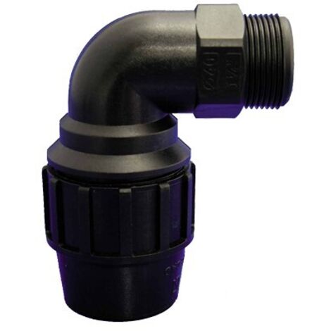 RACCORD COUDE 90 FILETAGE M 25 - 3/4