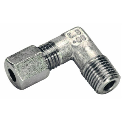 Raccord coudé 90° Mâle 1/4" X  Ø10