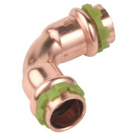 Raccord coudé 90° Sudopress double femelle 16 - AALBERTS IPS - 6670105
