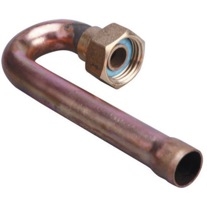 Gurtner - Raccord droit 2 pièces coude 180 degré, E15 Cu14