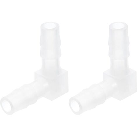 Raccord Coudé à 90 Degrés pour Tuyau de 13/16", Lot 4 Connecteurs en Forme L Valve d'Air d'Aquarium et Tuyauterie Aquariums Étangs - 1/4"