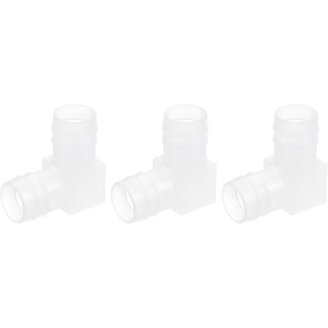 Raccord Coudé à 90 Degrés pour Tuyau de 13/16", Lot 4 Connecteurs en Forme L Valve d'Air d'Aquarium et Tuyauterie Aquariums Étangs - 18 mm