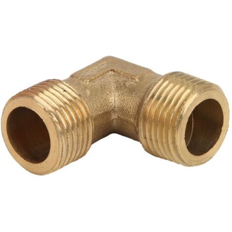 Raccord coudé à angle droit en laiton pour pompe, clapet anti-retour, raccord coudé pour compresseur d'air, G3/8