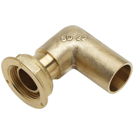Raccord coudé à joint plat compteur 6/20 /20 CU28 - BANIDES - 231540