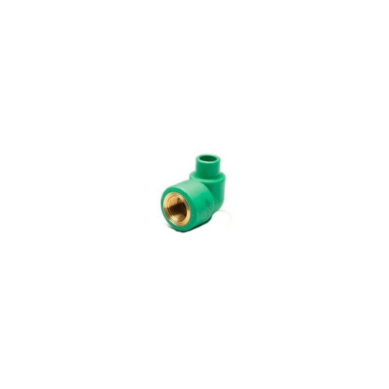 Aquatherm - Raccord coudé 90º rh - h Dimensions : Ø25mm x 1/2'.