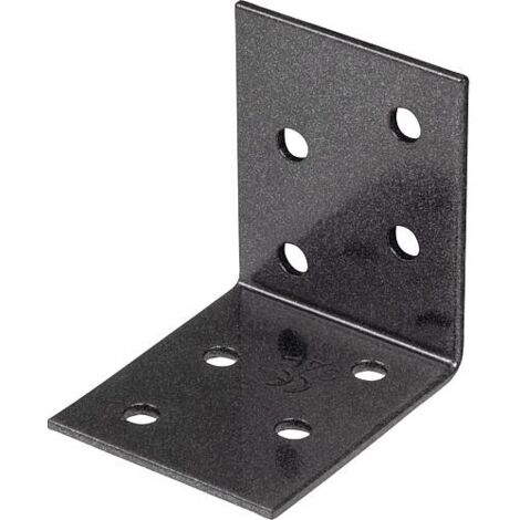 Raccord coudé DURAVIS® 50 x 50 x 40 mm, matériau : Acier, galvanisé sendzimir, surface : noir-diamant