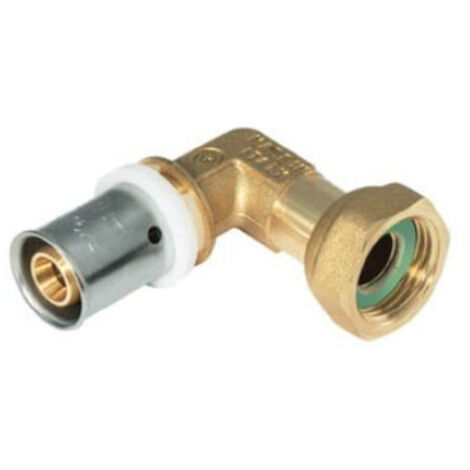 Raccord coude écrou libre 16x2 F 3/4 - COMISA - MU0892007160