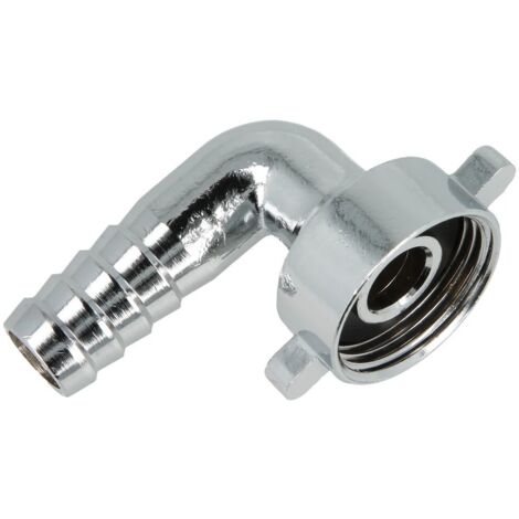 Raccord coudé en laiton chromé 3/4’’ fileté x embout à olive 1/2''