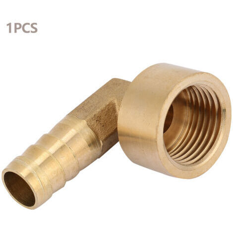 Raccord coudé femelle en laiton G1/2 pour tuyau, connecteur, adaptateur de joint (12 mm)