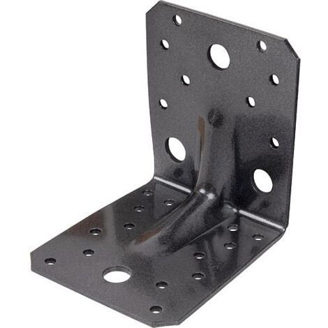 Raccord coudé pour charges lourdes 105 x 105 x 90 mm, avec moulure DURAVIS®, matériau : Acier, galvanisé sendzimir, surface :