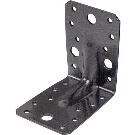 Raccord coudé pour charges lourdes 90 x 90 x 65 mm, avec moulure DURAVIS®, matériau : Acier, galvanisé sendzimir, surface :