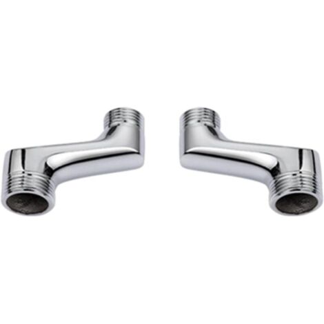 Raccord coudé pour douche – Laiton moulé G1/2 à G3/4 – Connexions précises – Résistant à la corrosion – Installation rapide