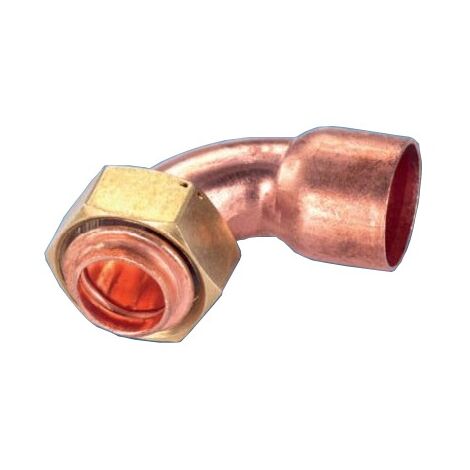 Raccord courbe 2AGCU - HECAPO Dimensions : Ø22mm x 3/4".
