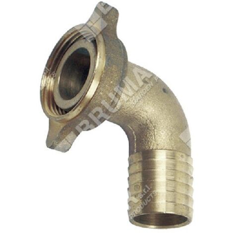 Raccord courbé en laiton pour électropompes ROVER POMPE COMPATIBLE - 008156