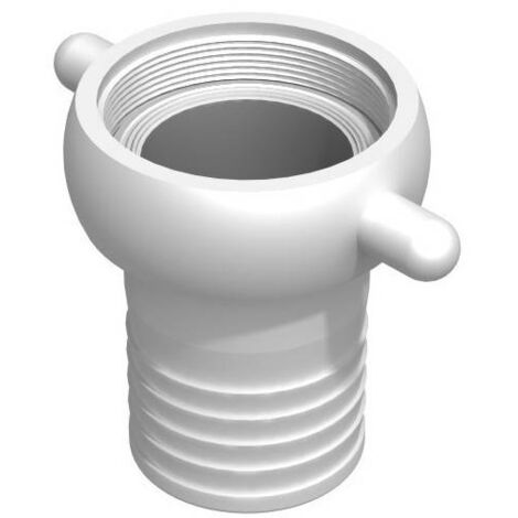 Raccord cranté femelle 3'' BSP - male cannelé droit 75mm