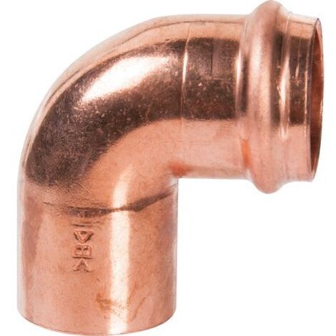 Raccord cuivre coudé à joint torique à souder - Femelle - Diamètre 40 mm - Conex / Bänninger
