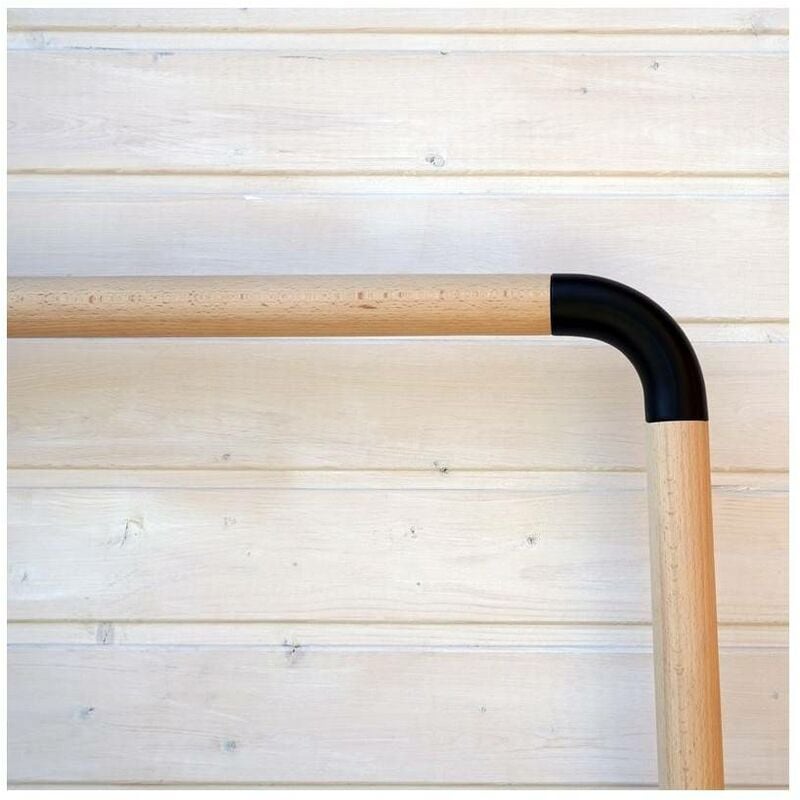 Levigne - raccord d angle aluminium Noir mat