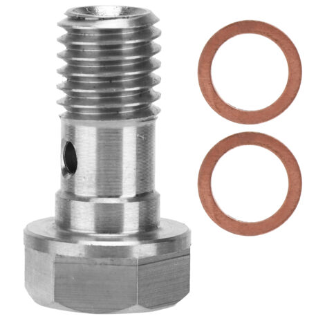 Raccord d'alimentation en huile, restricteur d'alimentation en huile Installation simple en acier inoxydable pour voiture.