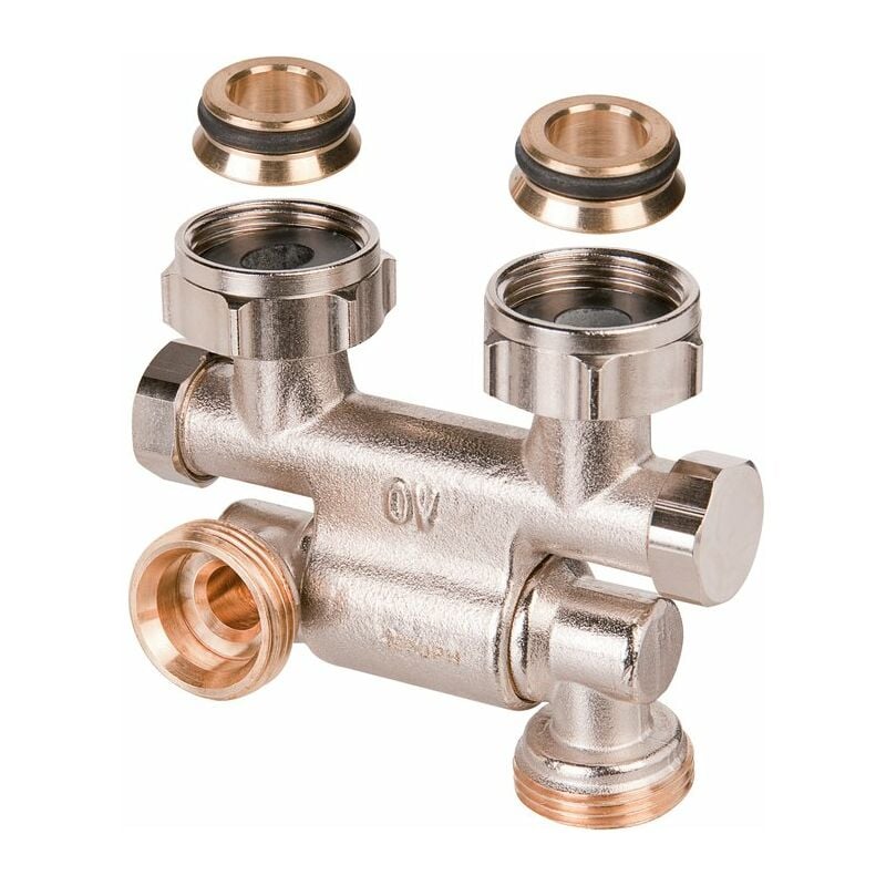 Oventrop - Raccord d'arrêt droit - mf 3/4' - zb Multiflex orientable