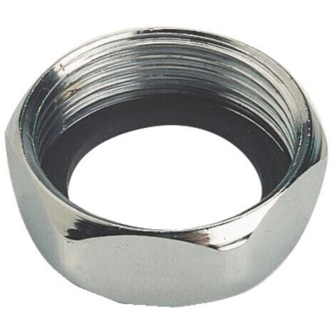 RACCORD D'ARRIVEE CHROME POUR ROBINET DE CHASSE OU D'ARRET