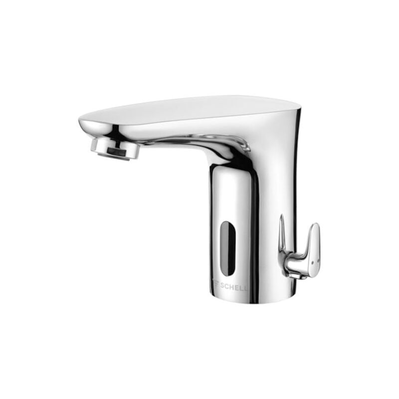 Schell - Modus e hd-m robinetterie électronique pour lavabo 021740699 compartiment à piles 6 v, chromé