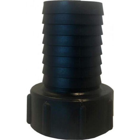 Raccord de bidon IBC avec buse rainurée. PP.IBC IG 2" (S60x6) -1/2". 13mm