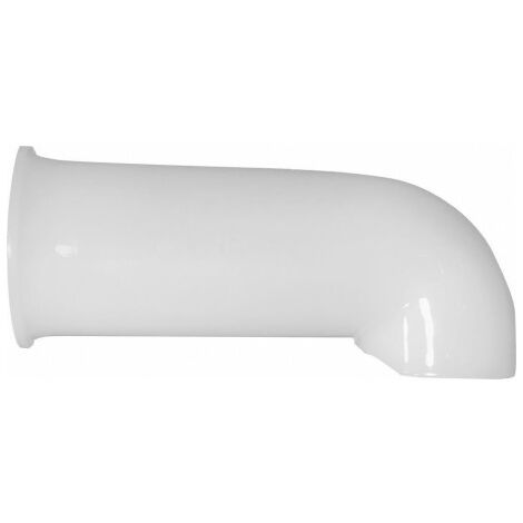 Raccord de bidon IBC Coude de sortie. PP. blanc