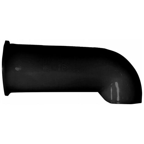 Raccord de bidon IBC Coude de sortie. PP. noir