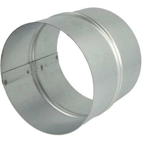 Raccord de canal de ventilation tôle d'acier diam. 125 mm