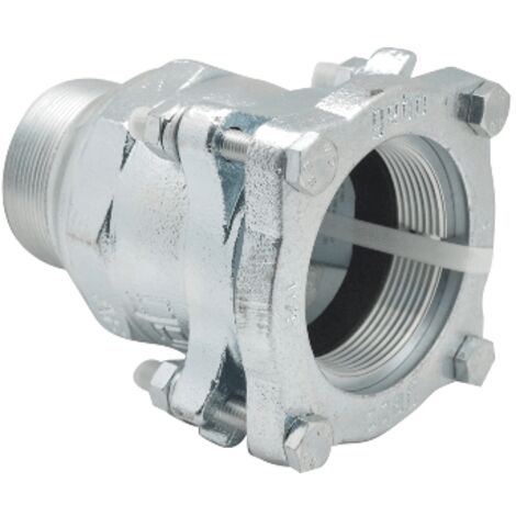 Raccord de compression en fonte pour tuyaux en acier type af