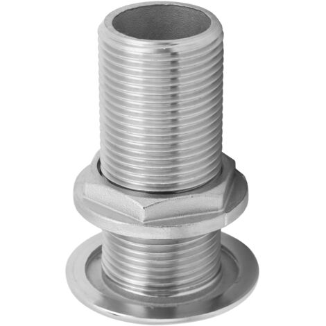 Raccord de Coque en Acier Inoxydable MJS022 pour Bateaux et Yachts, Jonction de Sortie de Tuyau 1 Pouce