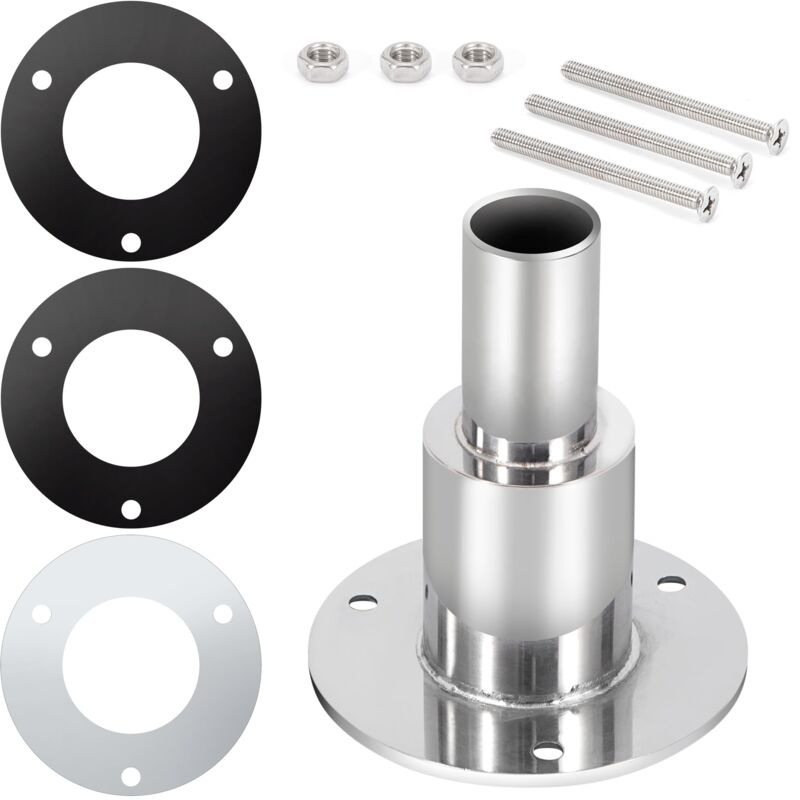 Raccord de Échappement Chauffage Diesel 24mm D'échappement Traversant la Coque en Acier Inoxydable 316 pour Chauffage de Stationnement Diesel Bateau