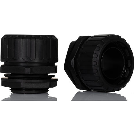 Raccord de gaine Adaptaflex M32, taille 32mm en Nylon 66, IP65 ( Prix pour Paquet de 5 )