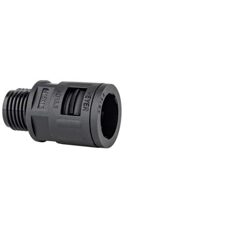 Raccord de gaine RS PRO M16x1.5, taille 12mm en Polyamide, IP66 ( Prix pour Paquet de 5 )