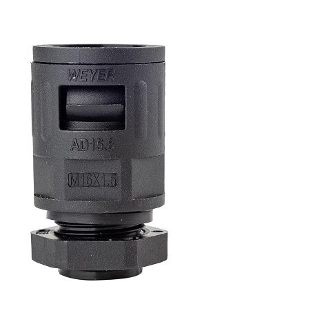Raccord de gaine RS PRO M16x1.5, taille 12mm en Polyamide, IP69 ( Prix pour Paquet de 4 )