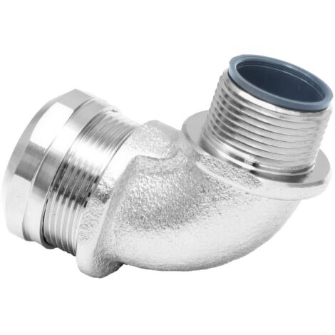 Raccord de gaine RS PRO M20, taille 20mm en Laiton, IP67 ( Prix pour Paquet de 10 )