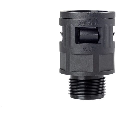 Raccord de gaine RS PRO M20 x 1.5, taille 17mm en Polyamide, IP66 ( Prix pour Paquet de 5 )
