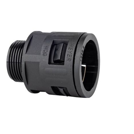 Raccord de gaine RS PRO M25x1.5, taille 23mm en Polyamide, IP66 ( Prix pour Paquet de 5 )