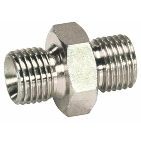 Raccord de jonction Mâle/Mâle 1/2" à visser (Lot de 5)