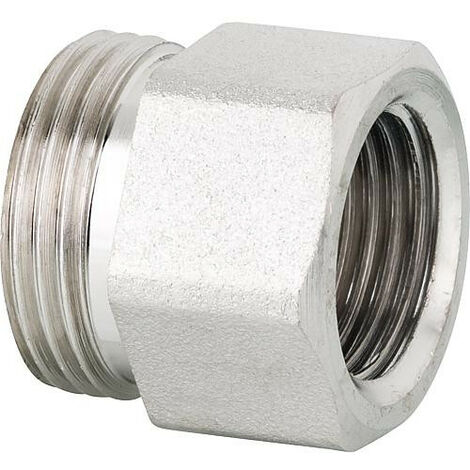 Raccord de jonction passage filetage mâle x filetage femelle 3/4 filetage femelle x eurocône nickelE